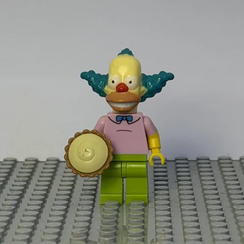 LEGO Simpsons Series 1 KRUSTY THE CLOWN Minifigure 71005 Genuine Complete