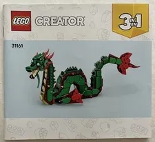 Lego Creator 3 in 1 #31161 Medieval Dragon Sea Serpent Instruction Manual Only