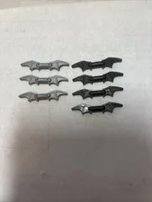 Lot Of 7 Batman Batarangs LEGO Part 98721 In Black And Gray
