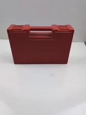 VTG 1985 Lego Red Storage Travel Carrying Case Lego Brick Closure 4960/1 Denmark