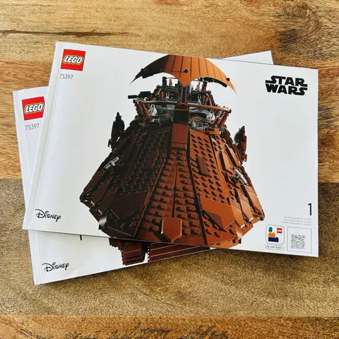 LEGO Star Wars 75397 UCS Jabba's Sail Barge Instruction Booklets No Bricks