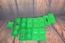 LEGO Bulk Lot Building Bricks Blocks Genuine 10 ounces Green Base Structures