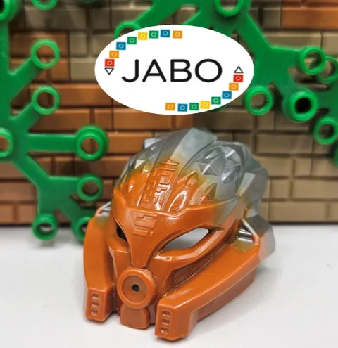 (S17 / 2 / 30) LEGO Bionicle 24157pb01 Mask Mask (Unity) Dark Orange