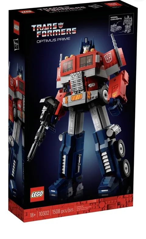 Lego Transformers Optimus Prime 10302 Convertible Building Set Pristine Sealed