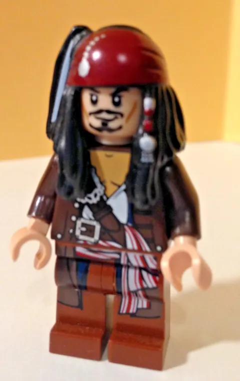 Lego poc034 Captain Jack Sparrow - Minifigure - Pirates of the Caribbean