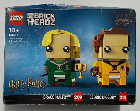 Lego BrickHeadz 40617 Draco Malfoy Cedric Diggory From Harry Potter 2023 Age 10+