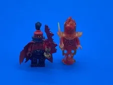 LEGO Nexo Knights General Magmar and Flama Minifigures (70338)