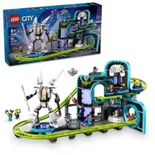 LEGO City Robot World Roller Coaster Building Set - Kids Multicolor