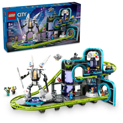 LEGO City Robot World Roller Coaster Building Set - Kids Multicolor