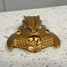 LEGO BIONICLE Brutaka Kahoni Olmak Gold Mask/Helmet Piece