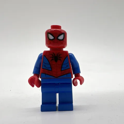 Marvel Lego Spiderman Minifigure Loose Toy Red And Black Lines