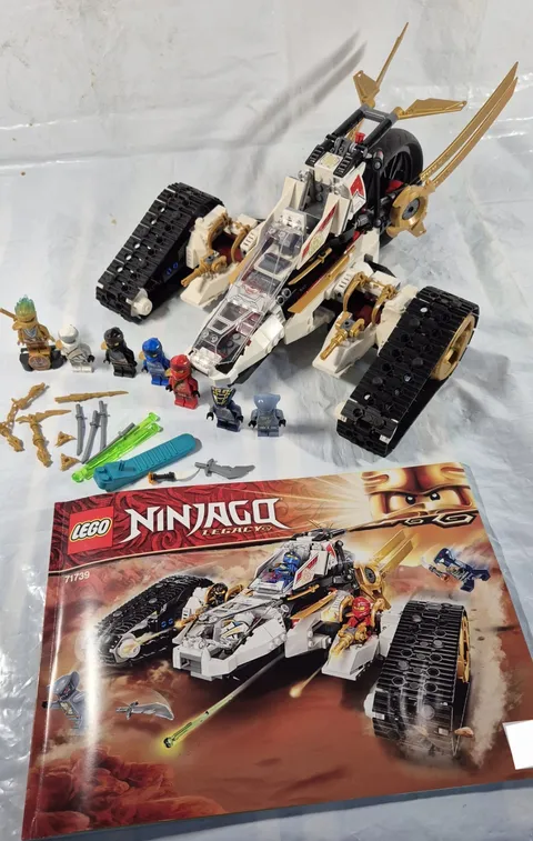 Lego Ninjago #71739 Ultra Sonic Raider 2021- 100% Complete with Instructions