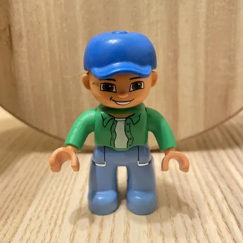 LEGO Duplo figure, specifically identified as a male character