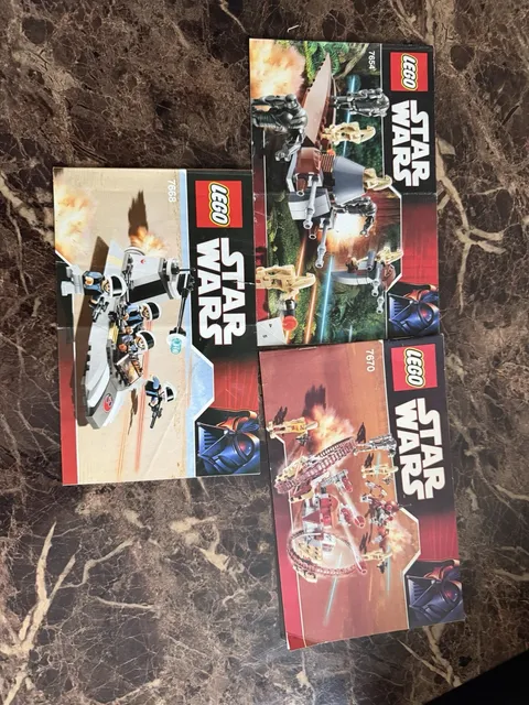 LEGO Star Wars Instruction Manual Lot 7654 7668 7670 Manuals Only