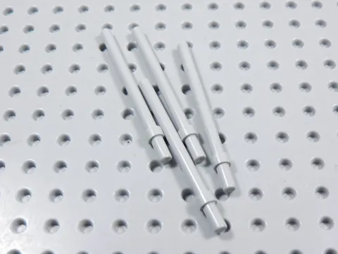 LEGO Lot of 4 Light Bluish Gray 6L Staffs Weapon Minifig BM