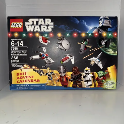 LEGO Star Wars: Star Wars Advent Calendar (7958) Opened No Instructions Dmgd Box