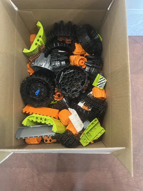 Lego Bulk Power Miner Wheels 9x6x4