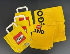 LEGOLAND Shop Retail Shopping Gift Bags Lot of 5