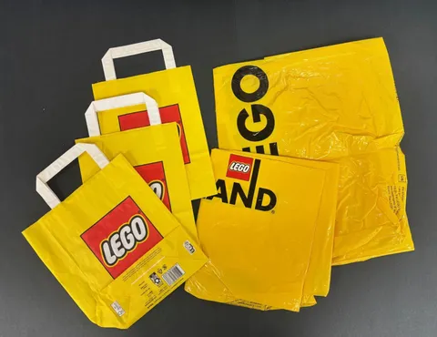 LEGOLAND Shop Retail Shopping Gift Bags Lot of 5