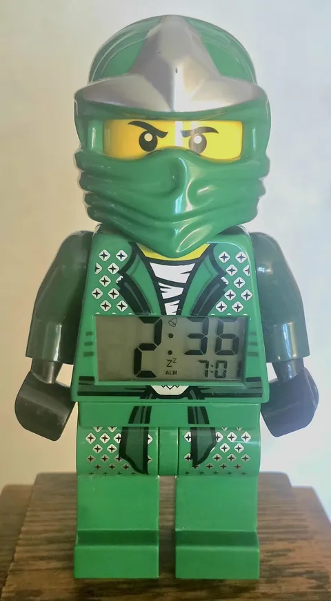 LEGO Ninjago Lloyd 2012 ZX Rise of the Snakes 9” Digital LCD Alarm Clock  