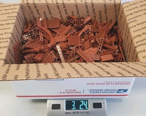 LEGO Brown Pieces Bulk Lot 3 Lbs Bricks Blocks Plates Parts Assorted Mixed 