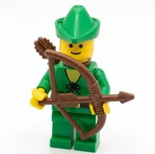 Lego Minifigures Castle Kingdoms Forestman Cas240a Cas123 Cas124 Cas126