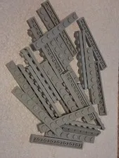 H Lego Lot 29 Light Bluish Gray Plate 1 x 8 3460 21376 21349 21010 10234 10307