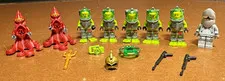 LEGO Atlantis Minifigures: Divers,  Squids, Shark & accessories Lot of 8 figures
