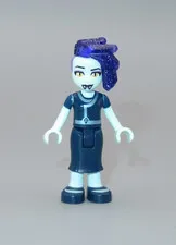 LEGO Movie 2  Celeste Vampire minifigure purple hair 70838 Halloween