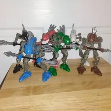 Lego Bionicle Complete Set Of 6 Rahkshi No Kraata