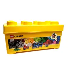 LEGO Classic Storage Bin 8 Stud Large Yellow Container Plastic Case 14x7 #10696