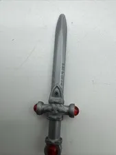 LEGO Minifigure Sword Ornate Trans Red Jewels Crossguard Pommel Gryffindor