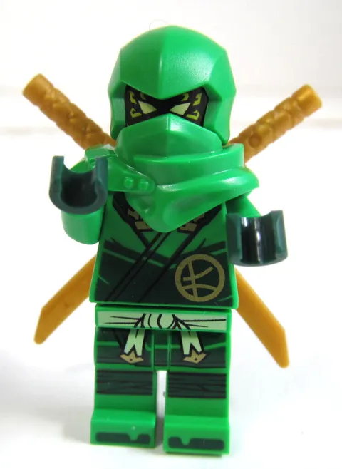 Lego Ninjago Green Dragons Rising Lloyd Garmadon Minfigure Swords 2 Faces Q6