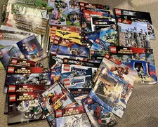 Large Lot of 100's of Lego Instruction Manuals, 42+ Lbs. All Kinds LOOK!