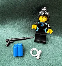 LEGO Ninjago Nya Avatar Minifigure w/ Hair, Harpoon and Accessories njo0560