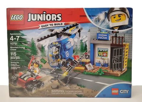 Lego Juniors Easy to Build 10751 Mountain Police Chase Bulding Block Set - NEW