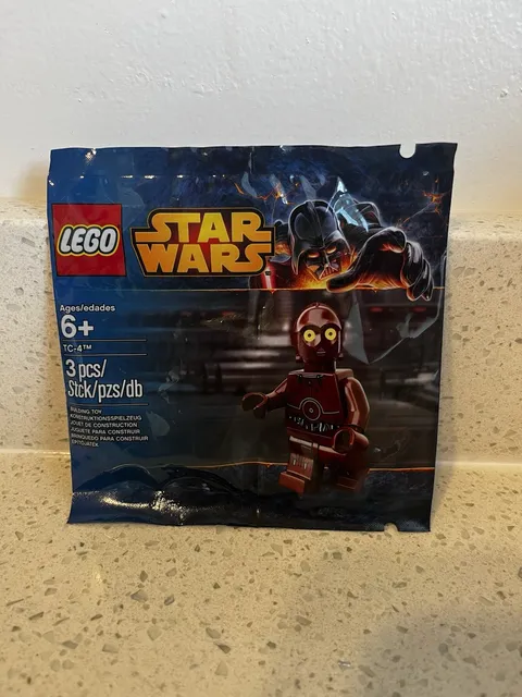 LEGO Star Wars: TC-4 Minifigure Polybag (5002122) - New Sealed Protocol Droid