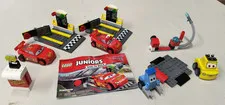 Retired Lego Juniors 10730 Lightning McQueen Speed Launcher X2 and 10732 X1 Lot