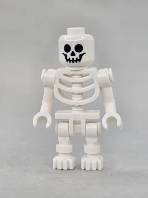 LEGO Skeleton Minifigure w/ Standard Skull Bent Arms Vertical Grip gen047 T2