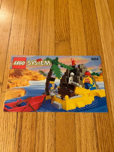 Lego Pirates Rocky Reef (6254) Instruction Booklet Only