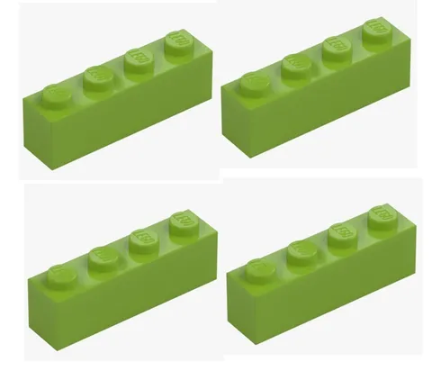 LEGO ® 4x brick 1x4 bright yellowish green 3010 4234716 brick brick New