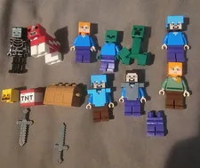 Minecraft LEGO Minifigures And Accessories Weapons Minifigs