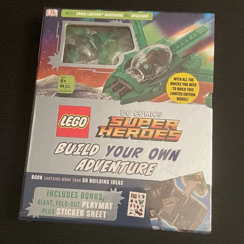 LEGO John Stewart / Green Lantern Minifigure & Build Your Own Book 11914 SEALED!