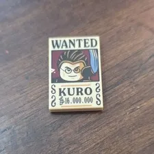 LEGO One Piece KURO Wanted Poster 75636 75637 75638 75639 NEW Printed Luffy
