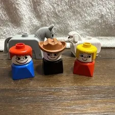 Vintage Lego Duplo Figures And Animals