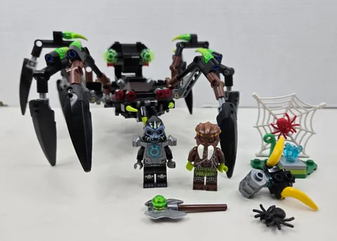 LEGO Sparratus' Spider Stalker 70130 LEGENDS OF CHIMA 100% Complete