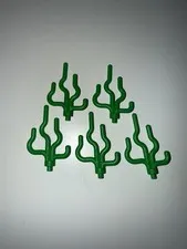 LEGO 5 New Pieces Bright Green Sea Grass Seaweed Plant Moss Vine 30093