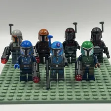 LEGO Star Wars Mandalorian BATTLE PACK! Minifigures Lot of (7) w/ Accessories