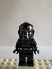 LEGO Star Wars TIE Fighter Pilot Minifigure Figure Black Plastic