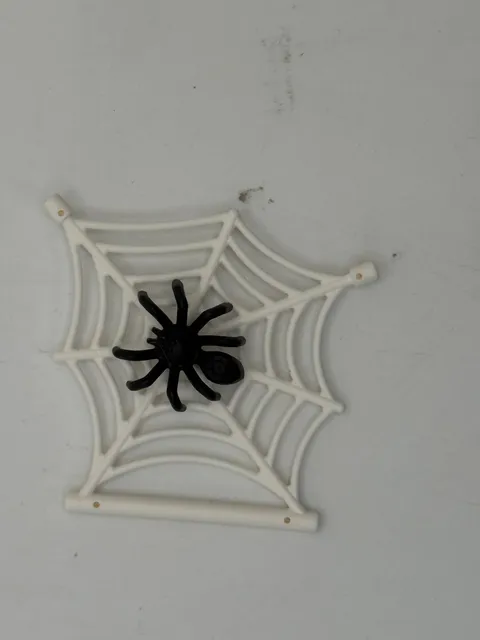 LEGO NEW White Spider Web Part 90981 + Black Spider Part 30238 - Genuine LEGO Ha